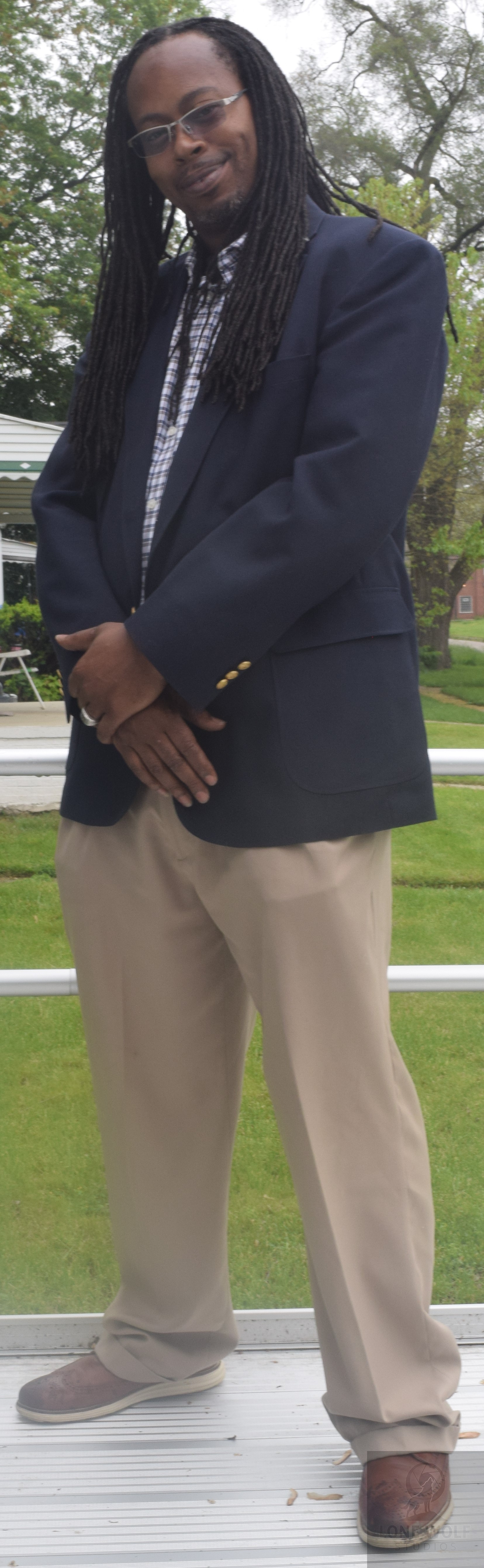 Full-length professional portrait